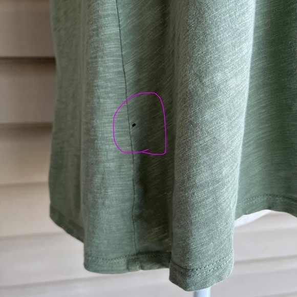 •Ella Moss• Lightweight Short Sleeve Blouse - Size Medium - Picture 6 of 7